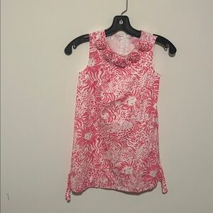Girls Lilly Pulitzer Pink and White Dress